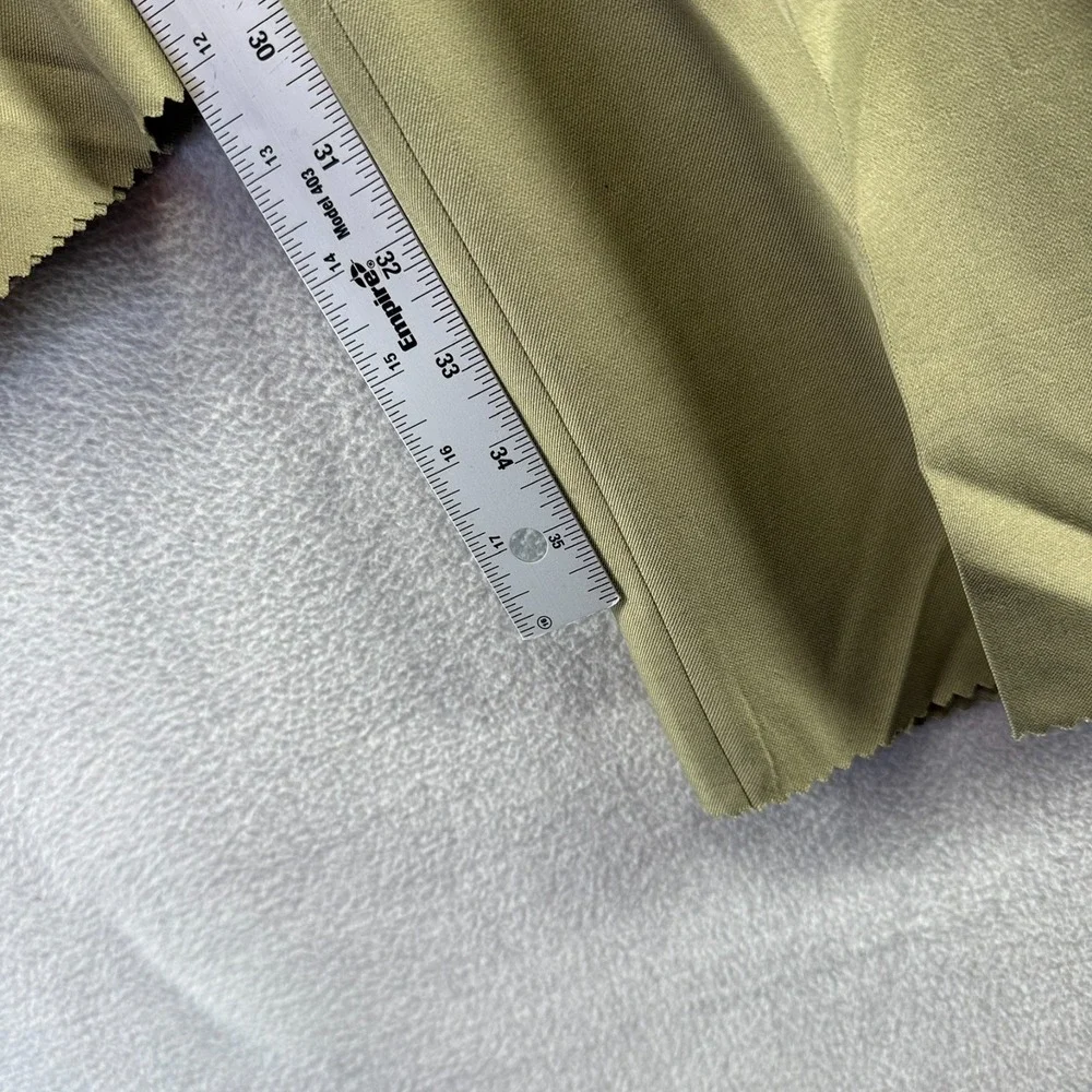 Vintage Sansabelt Dress Pants men's 36 Long Beige Trousers Madison Unhemmed NEW